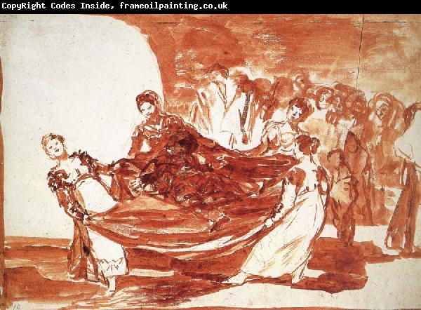 Francisco Goya Drawing for Disparate feminino